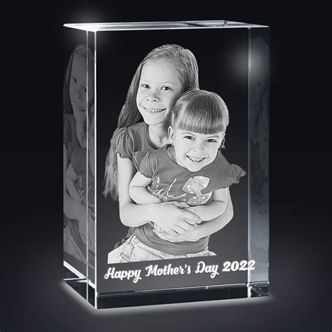 custom photo glass cube